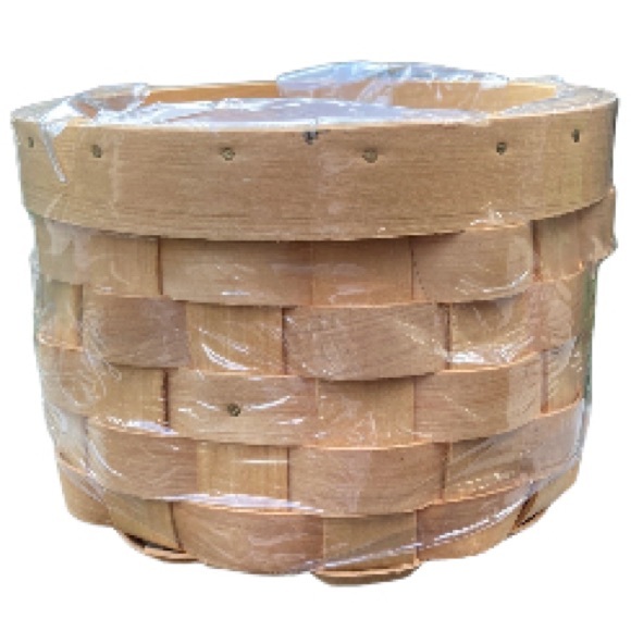 Natural Woven Round Planter Flower Pot Basket Boho Bohemian 5" x 4” - Picture 1 of 8